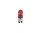 Terminal Faston Fêmea Isolado 22-16 AWG 0.25 a 1.5mm Vermelho - FE2216-41 - Eletro Service