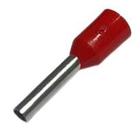 Terminal ilhós simples vermelho 1mm x 8mm - pct c/100pcs (proauto)