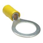 Terminal olhal anel isolado 4,0 A 6,0MM² M12 Amarelo 10 Unidades terminal resistente e otima qualidade