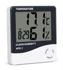 Termo-higrômetro Digital Medidor de temperatura Relógio
