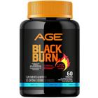 Termogênico Black Burn - Cafeina + Cromo - (60 Tabletes) - Age