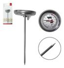 Termometro Culinario Analogico De Inox 120 Graus 14cm Na Car - Oem