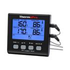 Termômetro De Carne Para Churrasco Com Sonda Dupla ThermoPro TP17 Display LCD Digital Grelha De