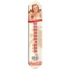 Termometro metal  pin up  40,5 x 7,00 coca cola