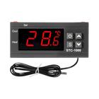 Termostato Digital com Display LED - Controlador de Temperatura 12V/24V - 2 Relés e Sensor NTC