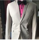 Terno masculino em estilo elegance tecido micro fibra cor bege tamanho 50