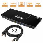 tesmart hdmi2.0 Versão 4 K Ultra HD 4 x 1 HDMI Switch KVM 3840 x 2160 @ HZ 4: 4: 4 Suporta USB 2.0 controle de até 4 COMPUTERS/SERVERS/DVR