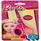 Tesoura esc barbie lam dec 13cm cart 1un tris 683812