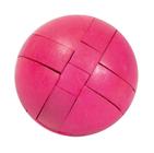 Teste de QI, "bola", magenta, quebra-cabeça 3D de madeira - Fridolin Alemanha