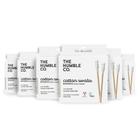 The Humble Co. Natural Bamboo Cotton Swabs (600 contagens) - Cotonetes Biodegradáveis e Cotonetes Ecológicos e Sustentáveis para Orelhas, Maquiagem, Cuidados com Animais de Estimação e Limpeza (Espiral Branca)