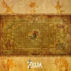 The Legend of Zelda Breath of The Wild Hyrule Map Canvas Print Poster Wall Art Decor - 6x6 polegadas - Ganon e Divine Beasts Vah Ruta Vah Medoh Vah Rudania e Vah Naboris