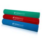 THERABAND FlexBar, Barra de Terapia do Cotovelo de Tenista, Aliviar a Dor da Tendinite e Melhorar a Força de Preensão, Barra de Resistência para Golfistas Cotovelo e Tendinite, 3 pacotes, Leve-Médio-Pesado, VERMELHO / VERDE / AZUL