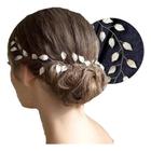 Tiara Arranjo Enfeite Cabelo Noiva Dourado Prata Folha Grega