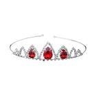 Tiara de Cristal com Strass para Meninas - Coroa de Princesa para Casamento e Baile