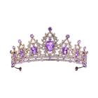 Tiara de Noiva com Cristais Prateados - Acessório de Cabelo para Casamento