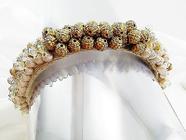 Tiara decorada artesanalmente - REF 900/0126