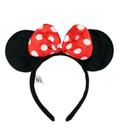 Tiara Laço Vermelho Orelhas Minnie: Disney