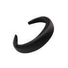 Tiaras acolchoadas de cetim xfqwbd para mulheres Hair Hoop Black