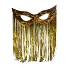 Tiazinha Metalizada Com Cortina Carnaval