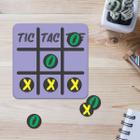 Tic Tac Toe Jogo Da Velha Infantil Corte A Laser 20X20Cm