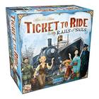 Ticket to Ride Jogo Familiar e Adulto com Trens e Navios - Dias de Maravilha