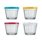 Tigela Americano 350ml com Tampa Color Sortido 1 pç 4110020 - Allmix