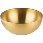 Tigela Bowl Aço Inox Dourado 15cm Bacia Multiuso Cozinha X-15
