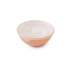 Tigela Bowl Duo Cumbuca 240Ml Sopas e Caldos - Plástico - Pudim Sobremesa Com Tampa Plasutil