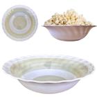 Tigela Bowl Redonda Funda Melamina Bege Cozinha 1,2L