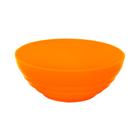 Tigela Cumbuca Bowl Oriental Redondo 500ml Laranja em Polipropileno Linha Tropical VEM