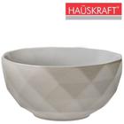 Tigela / cumbuca de porcelana bowl relevo branco zima hauskraft 540ml - Haüskraft