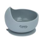 Tigela De Silicone Com Ventosa Freso Baby - Cinza