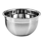 Tigela em Aço Inox 22cm 2,5 Litros Mixing Bowl Saladas Petisco Mantimentos