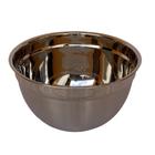 Tigela Funda Mixing Bowl Inox 26cm Cumbuca Saladeira - Kehome