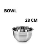 Tigela Inox Bowl 28cm Multiuso Profissional - Fullcommerce