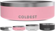 Tigela para cães The Coldest Water em aço inoxidável 1250mL rosa