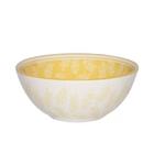 Tigela Redonda em Porcelana Flora Amarelo - 600ml - Oxford