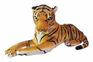 Tigre De Bengala Pelúcia Deitada Cabeça Durinha 45Cms - Tuka Toy