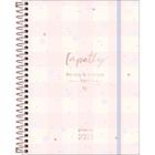 Tilibra - Planner Espiral 17,7 x 24 cm Soho 90 G 2025 - Xadrez Rosa Bola Lilás Empathy