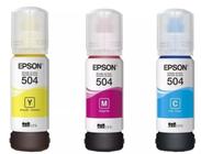 Tinta 504 kit com 3 azul/amarela/magenta para l6161 l4150 l4160 l6171 l4260 - ORIGINAL