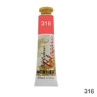 Tinta a Óleo Rosa Escuro 316 20ml Acrilex - ACRILEX - ARTISTICO