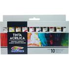 Tinta Acrilica 10 Cores Bisnaga 20ML. - Corfix