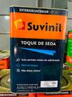 Tinta Acrílica Acetinada Toque de Seda Premium Interior e Exterior Palha Suvinil BRANCO NEVE 18L