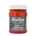 Tinta Acrílica Corfix 250ml Cor Vermelho Francês 56 G1