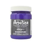 Tinta Acrílica Corfix 250ml Cor Violeta Cobalto 181 G1