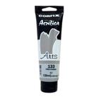 Tinta Acrílica Corfix Arts 120ml Cinza Chumbo 133 Gr 1