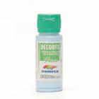 Tinta Acrílica Decorfix Fosca Corfix 60ml Cor Azul Caribe 326