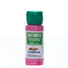 Tinta Acrílica Decorfix Fosca Corfix 60ml Cor Laca Rosa 355