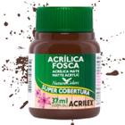 Tinta Acrílica Fosca 37ml 526 - Marrom Escuro