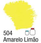 Tinta Acrílica Fosca Amarelo Limão - 504 - Acrilex - 37Ml